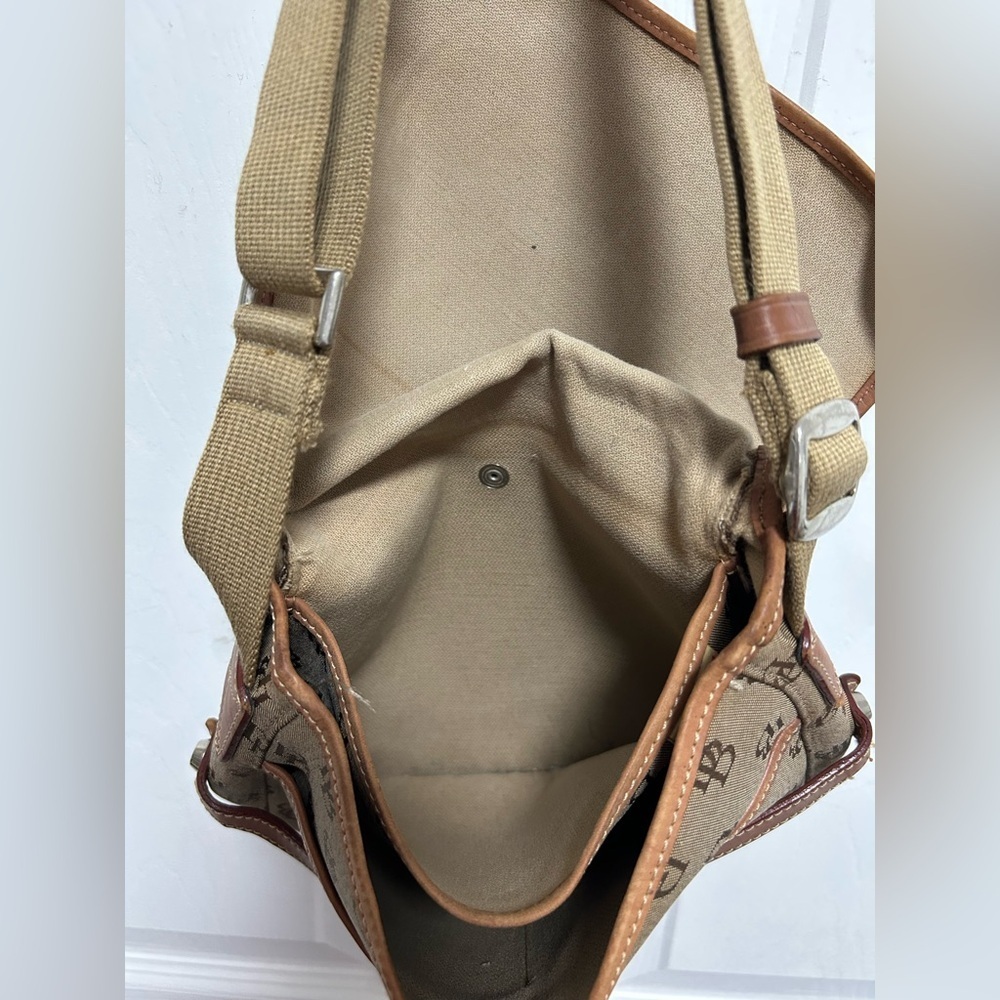 Dooney & Bourke VTG Brown Crossbody Bag - Picture 8 of 9